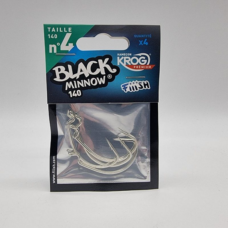 Anzuelo talla 4 - Black Minnow
